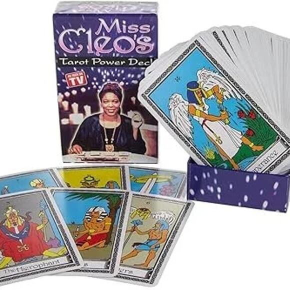 Miss Cleos Tarot Cards Deck and Guidebook 77 Cards. Authentic New and Sealed - Picture 1 of 2